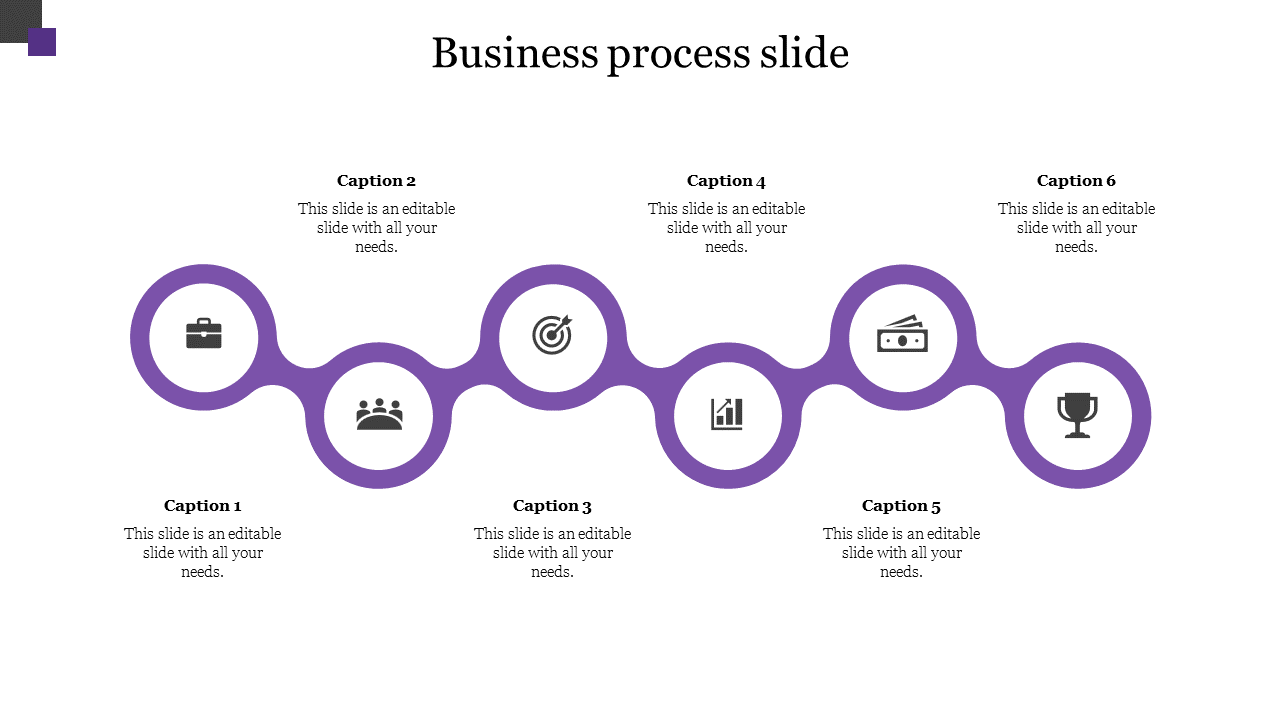 Free - Our Predesigned Business Process Slide Template
